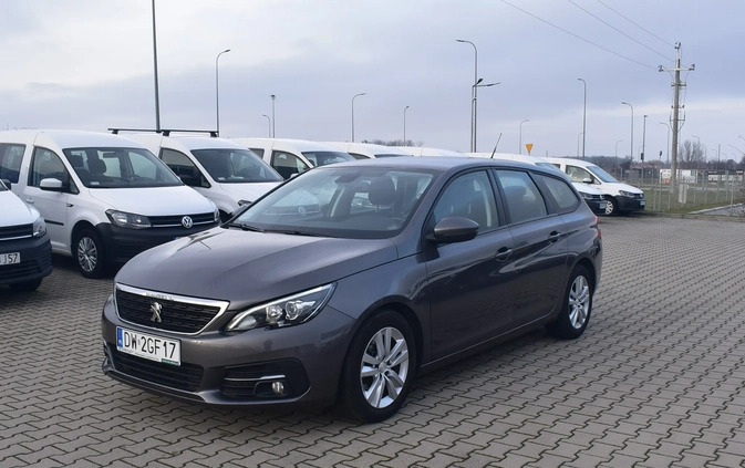 Peugeot 308 cena 49400 przebieg: 100508, rok produkcji 2019 z Wolbórz małe 137
